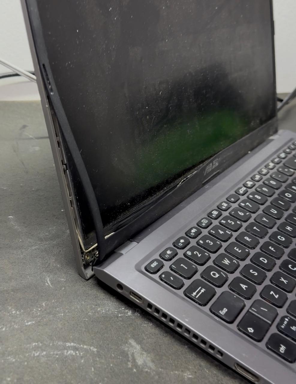 Foto antes do reparo